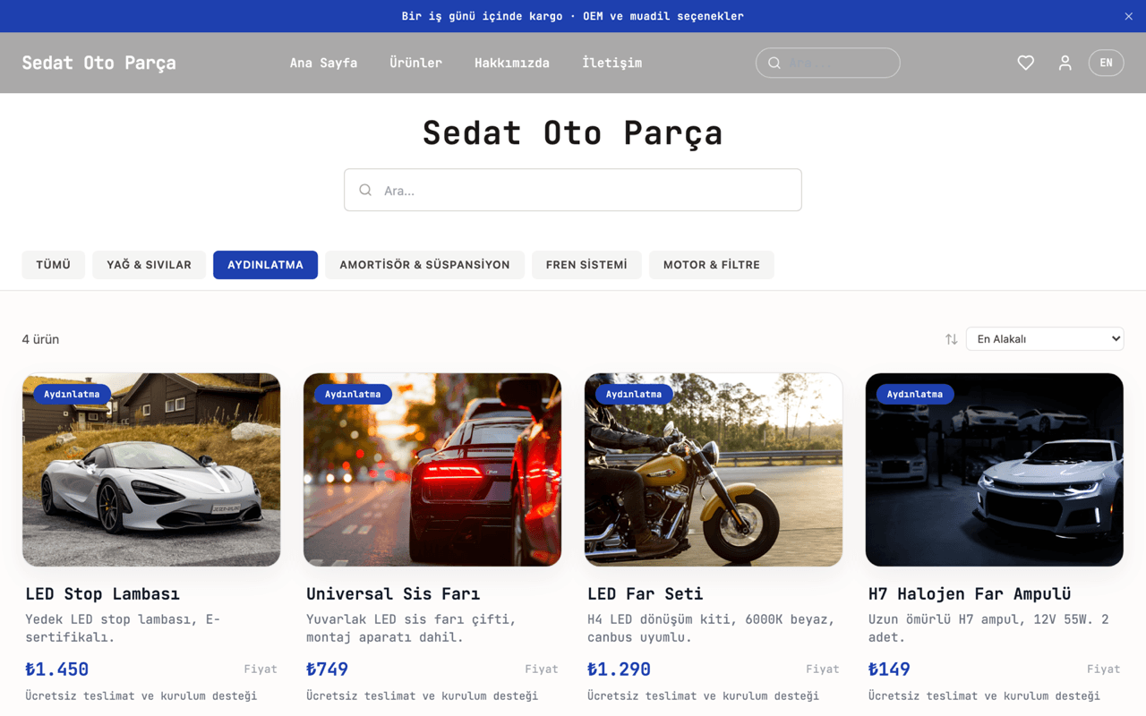 Sedat Oto Parça